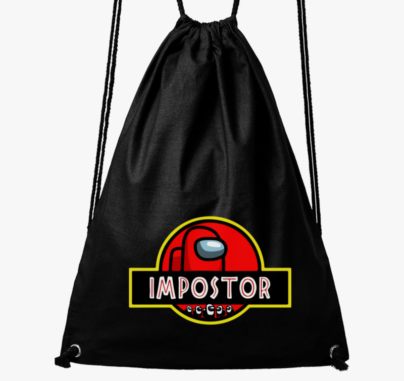 Among Us Impostor 4 tornazsák — Fekete