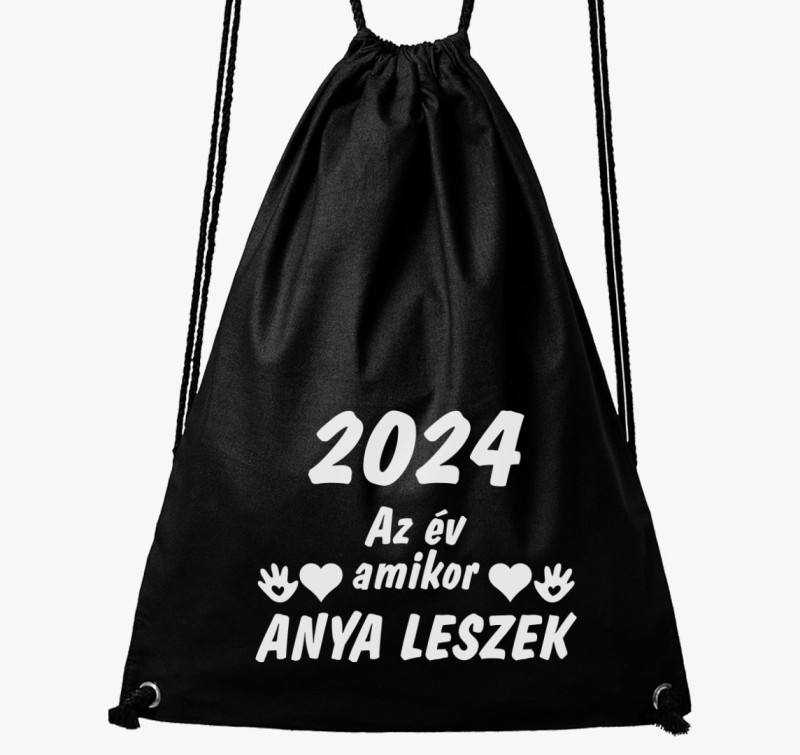 2024 az év amikor anya leszek tornazsák — Fekete