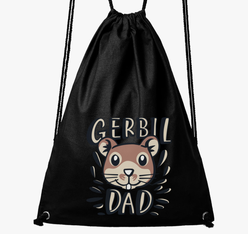 Gerbil Dad tornazsák — Fekete