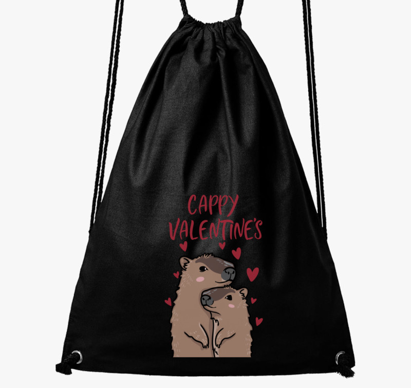 Cappy Valentines tornazsák — Fekete