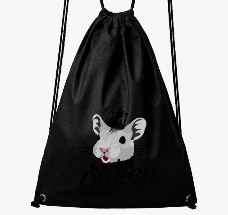 Gerbil Queen tornazsák — Fekete