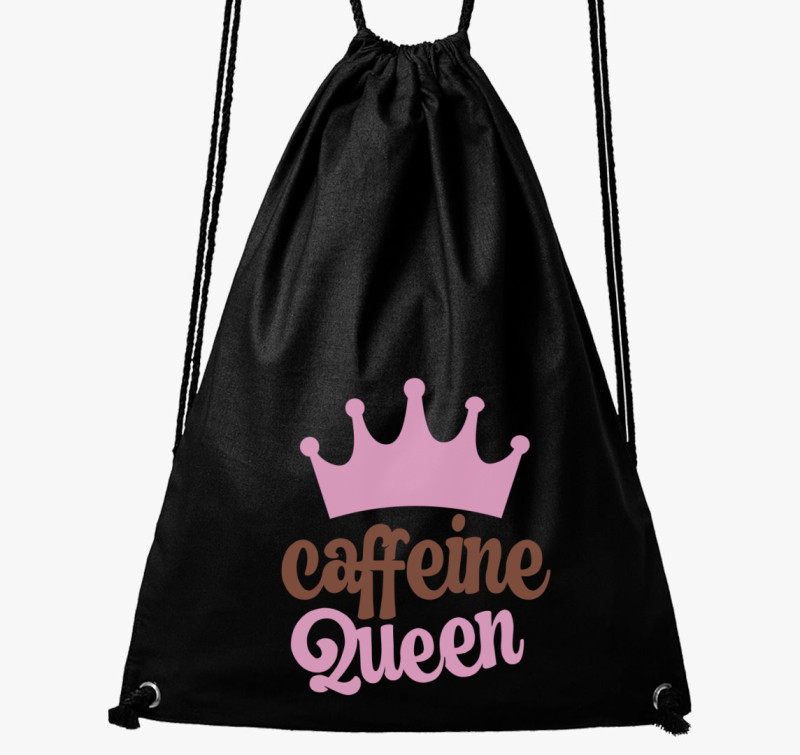 Caffeine Queen tornazsák — Fekete
