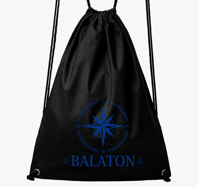 Balaton iránytű tornazsák — Fekete