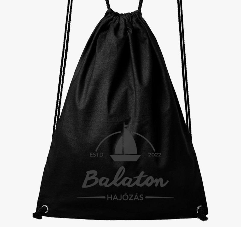 Balaton hajózás tornazsák — Fekete