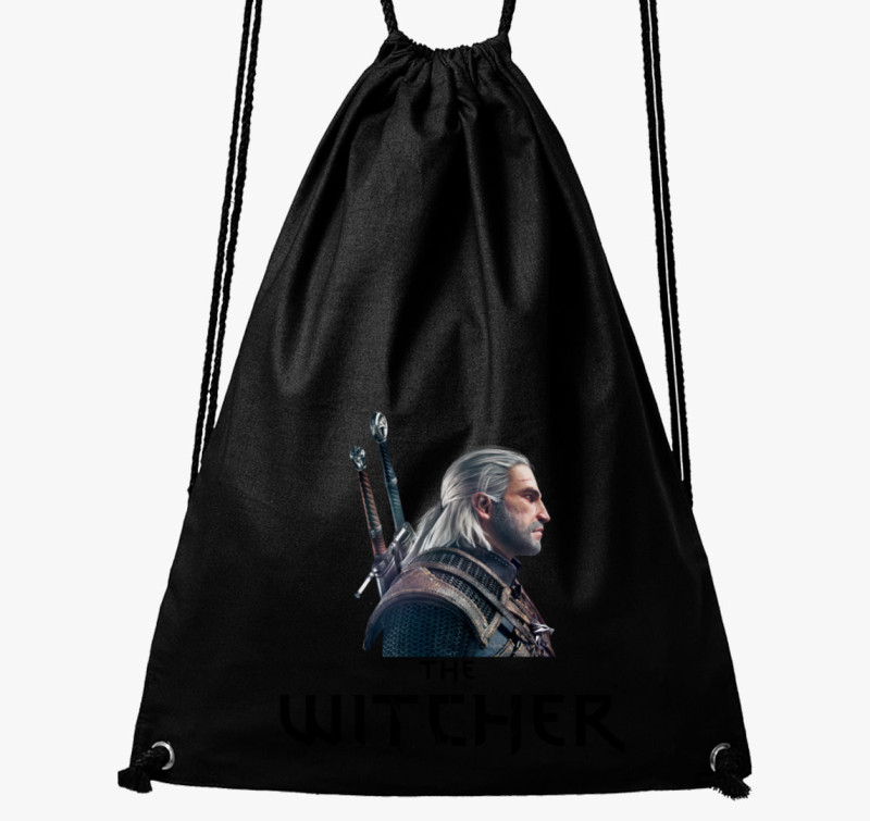 The Witcher gamer tornazsák — Fekete