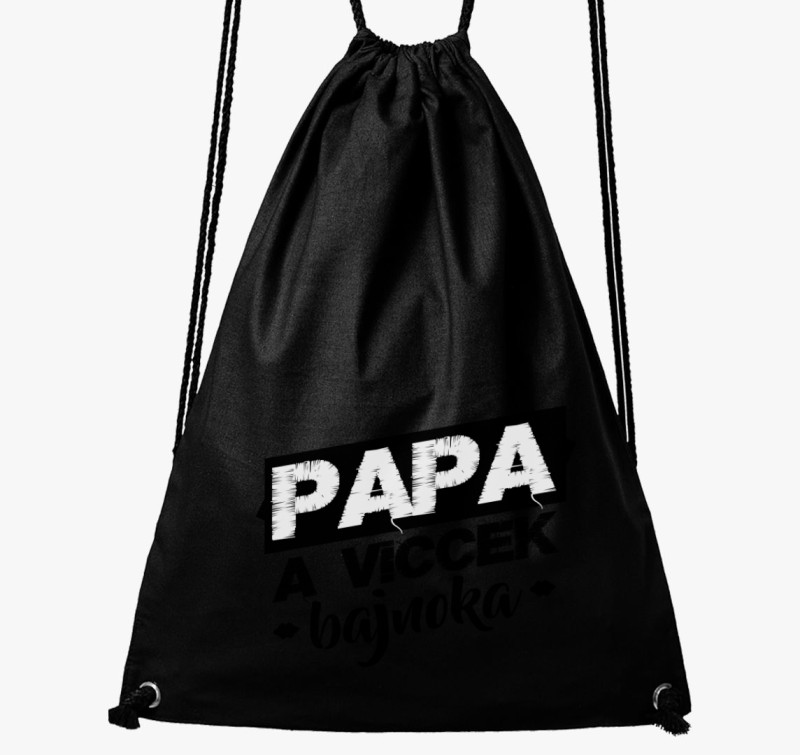 Papa Viccek Bajnoka tornazsák — Fekete