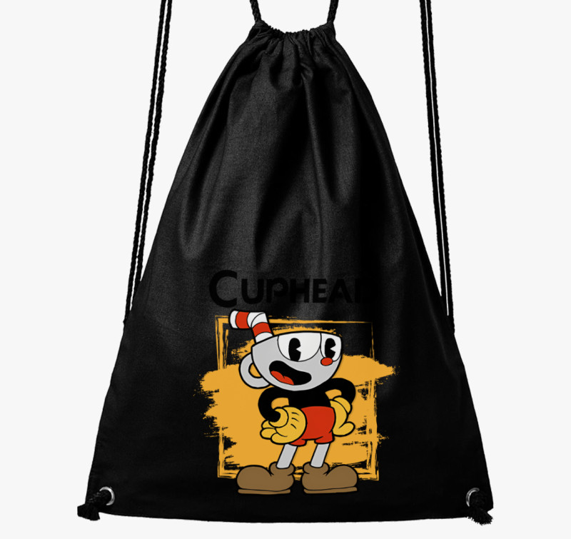 Cuphead tornazsák — Fekete