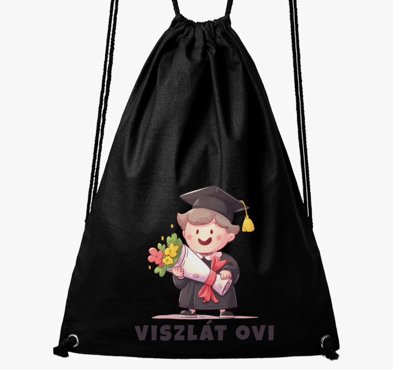 Viszlát ovi tornazsák — Fekete