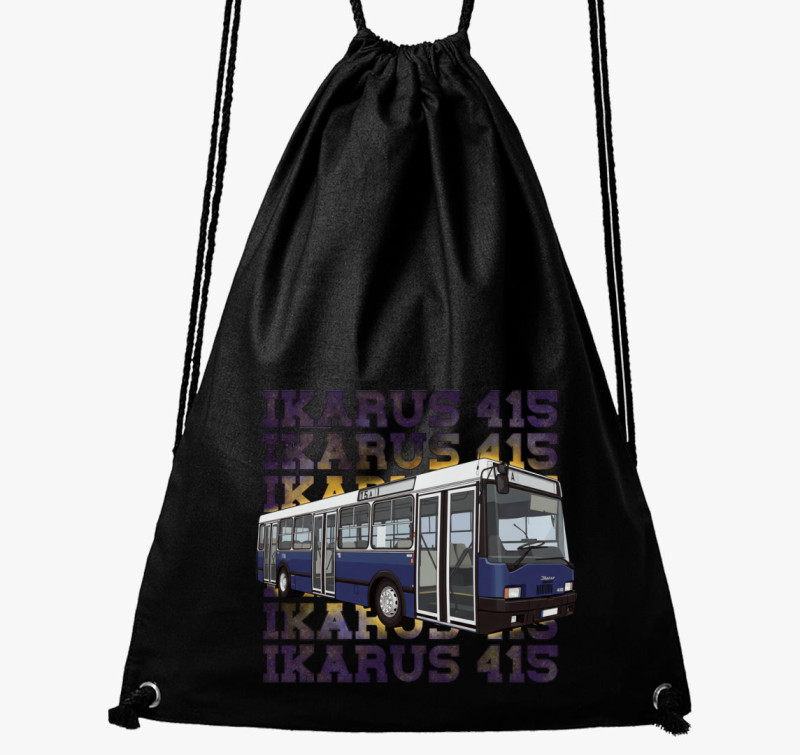 Ikarus 415 Busz tornazsák — Fekete