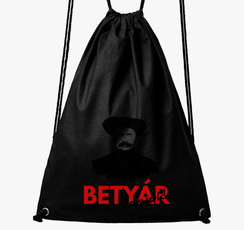Betyár Vagyok tornazsák — Fekete