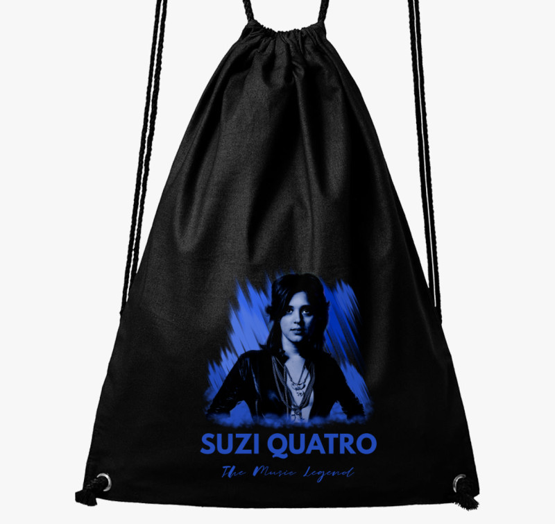 Suzi Quatro tornazsák — Fekete