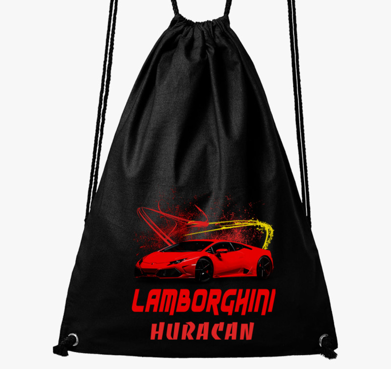 Lamborghini Huracan tornazsák — Fekete