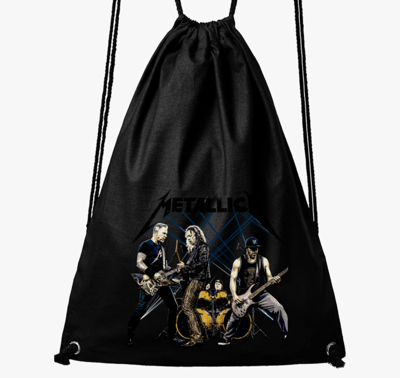Metallica Band Art tornazsák — Fekete