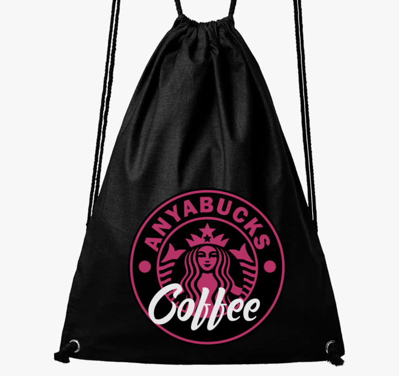 Anya Bucks coffee tornazsák — Fekete
