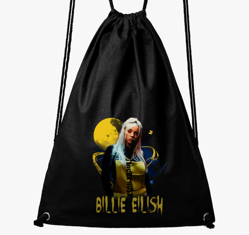 Billie Eilish tornazsák — Fekete