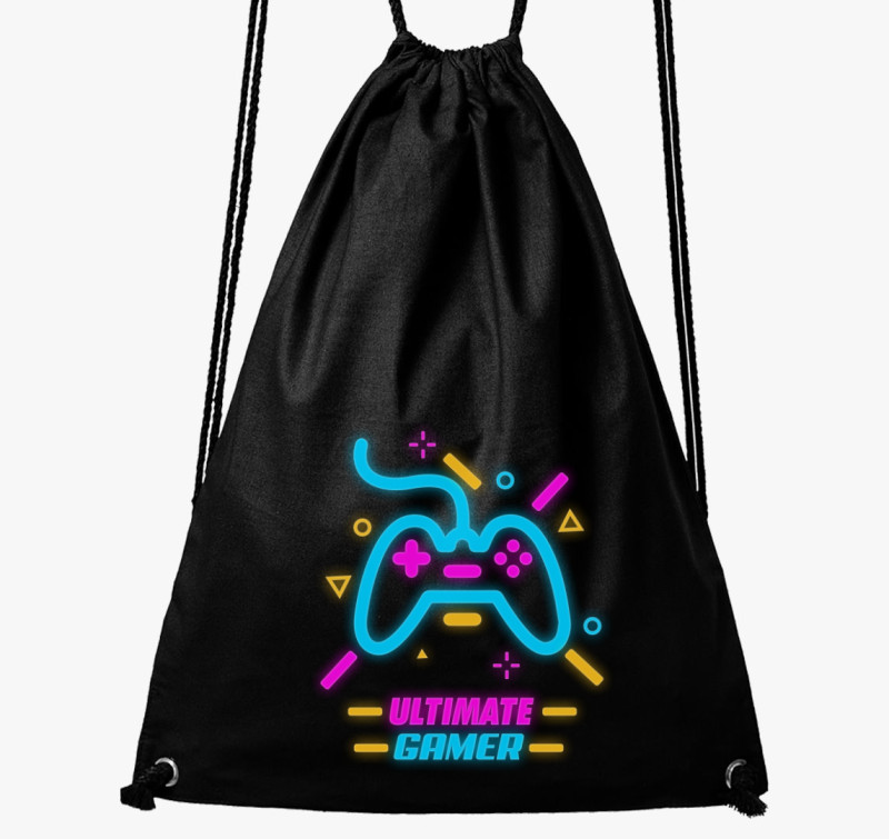 Ultimate Gamer tornazsák — Fekete