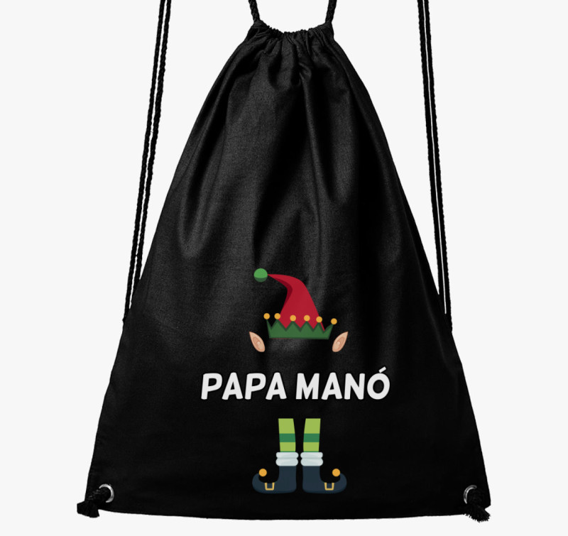 Papa manó tornazsák — Fekete