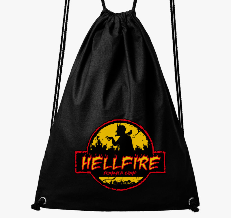 Hellfire summer camp tornazsák — Fekete