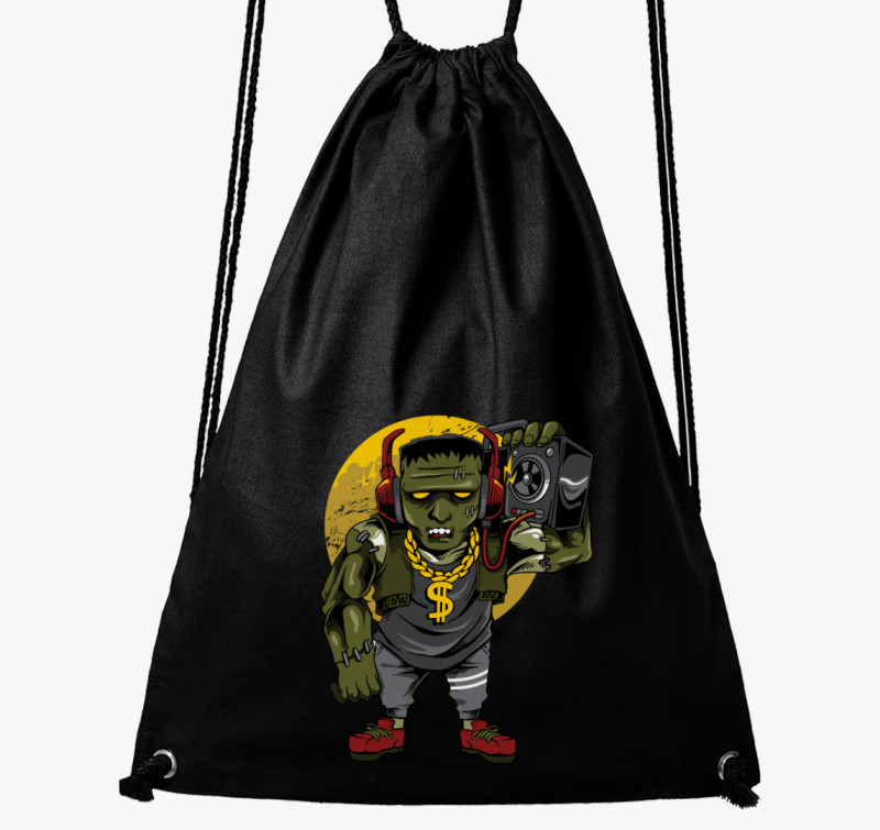Hip-hop zombi tornazsák — Fekete