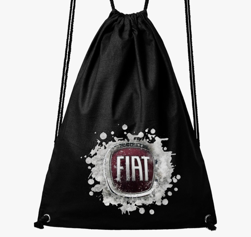 Fiat mintájú tornazsák — Fekete