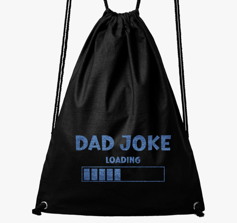 Dad joke jeans tornazsák — Fekete