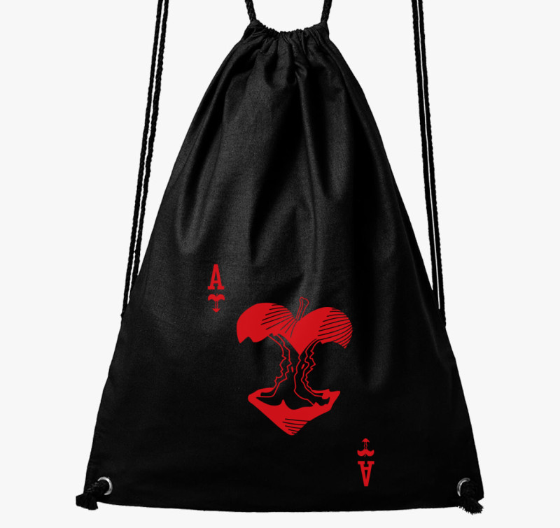 Alice Poker tornazsák — Fekete