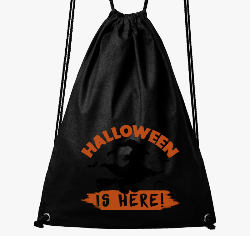 Halloween is here tornazsák — Fekete