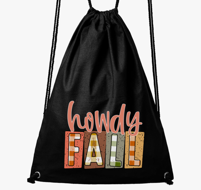 Howdy Fall tornazsák — Fekete