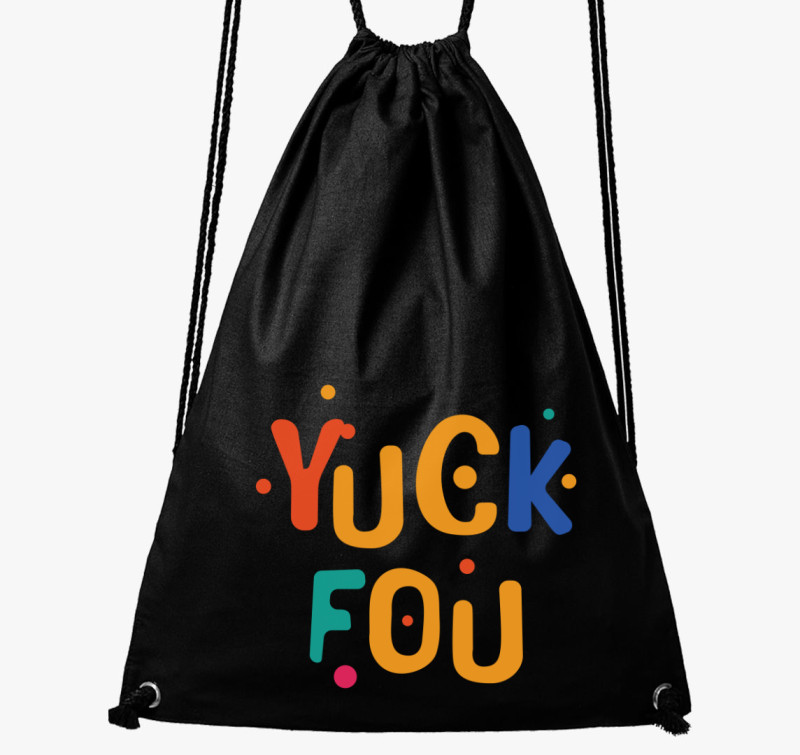 Yuck fou color tornazsák — Fekete