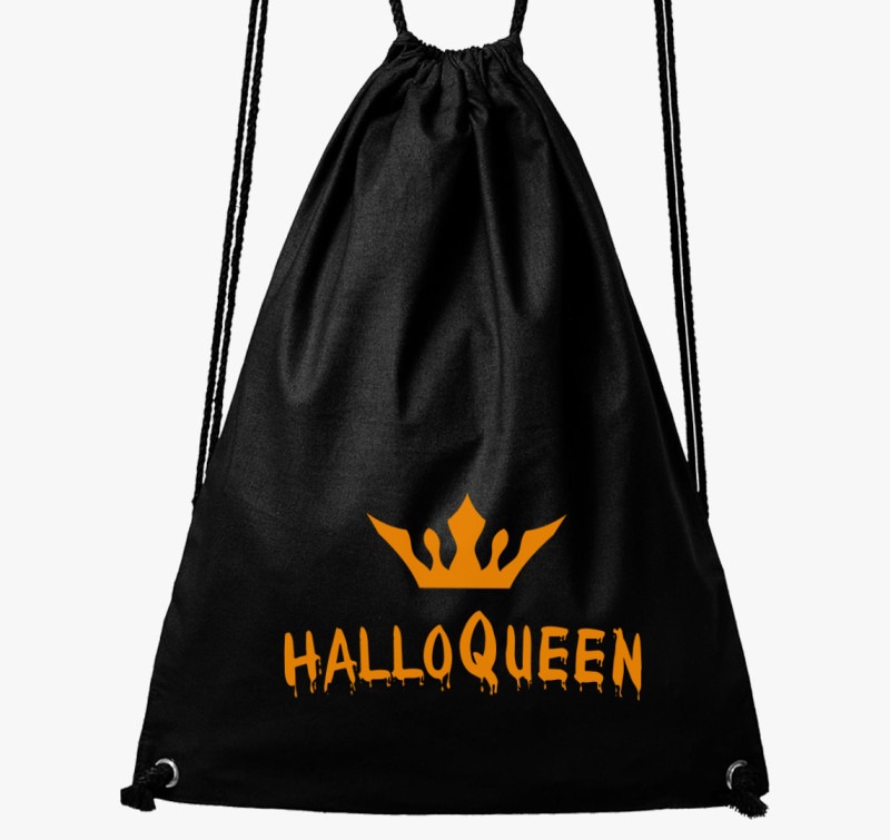 HalloQueen narancssárga  tornazsák — Fekete