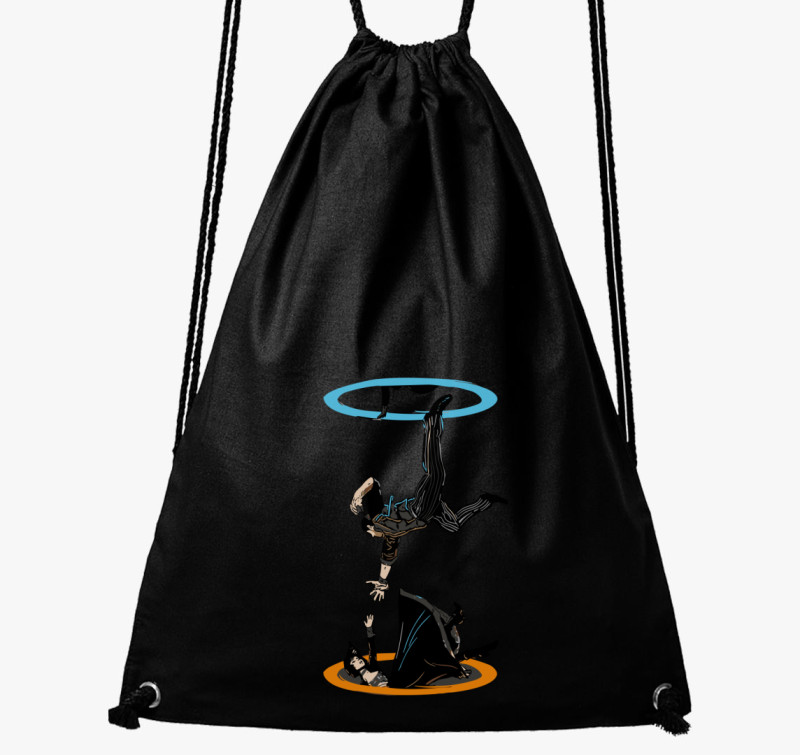 Portal 2 portals tornazsák — Fekete