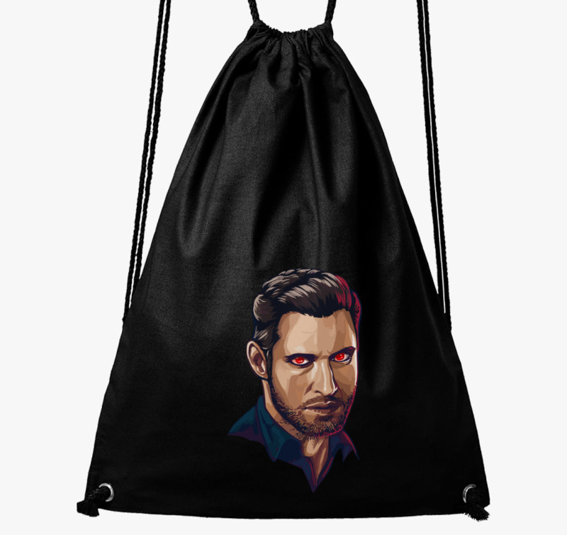 Lucifer Morningstar tornazsák — Fekete