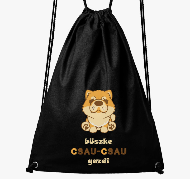 Vöröses csaucsau tornazsák — Fekete