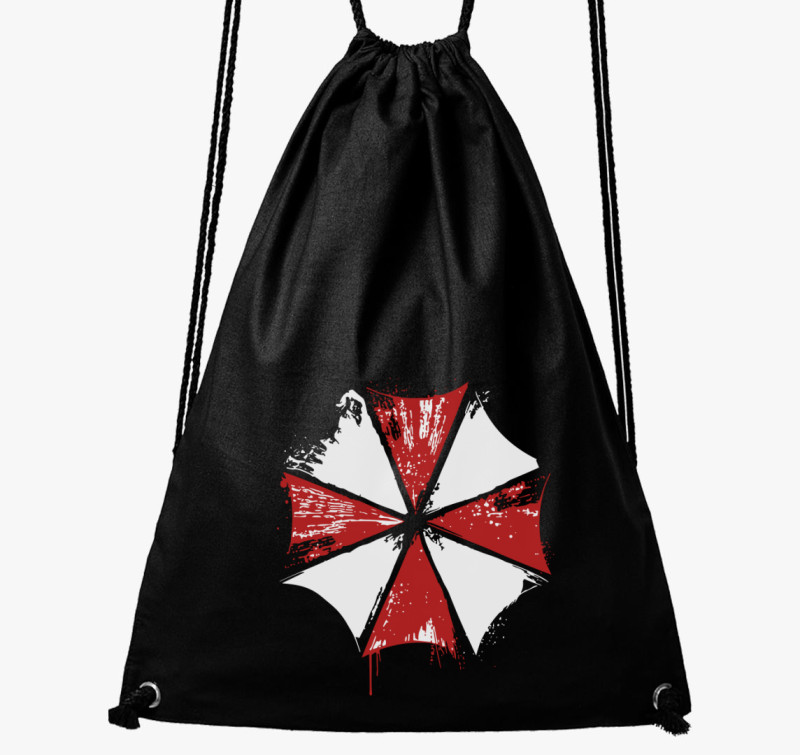 Umbrella corp tornazsák — Fekete