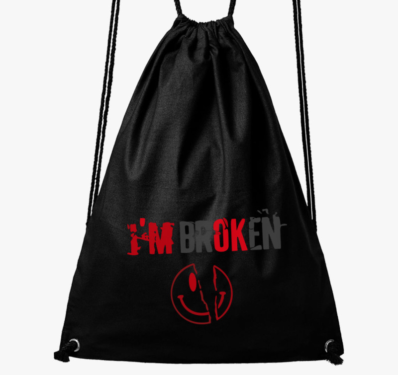 Im broken tornazsák — Fekete
