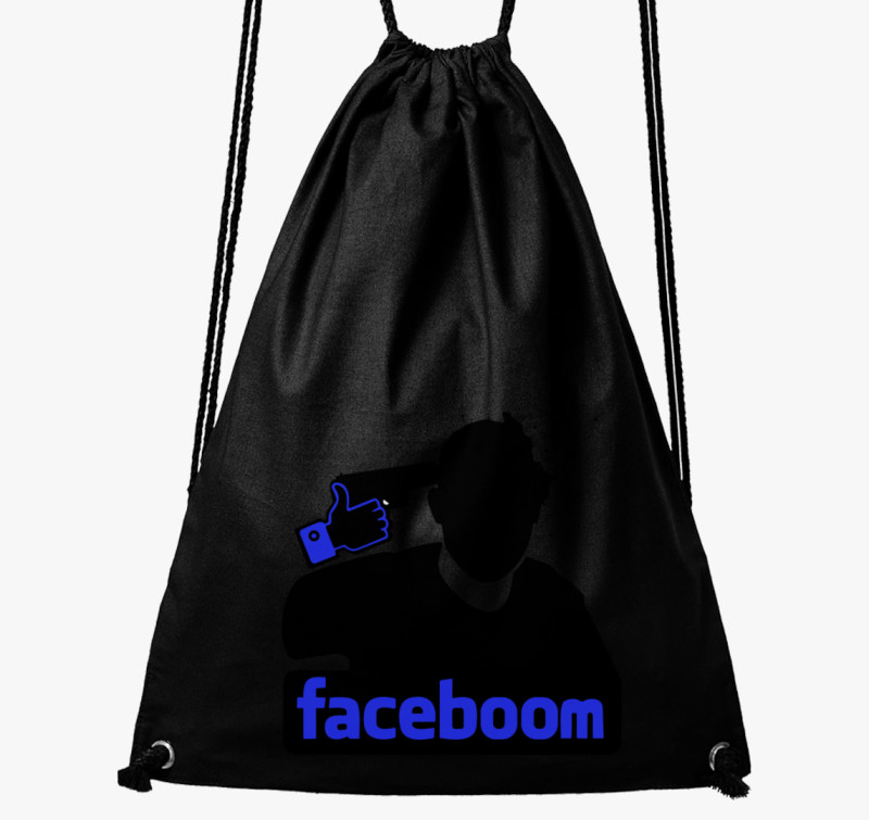 Faceboom tornazsák — Fekete