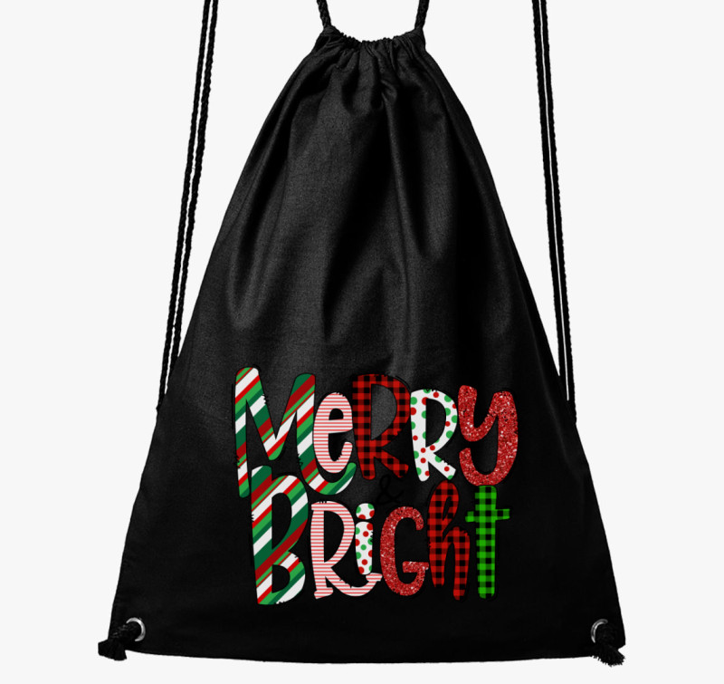 Merry bright tornazsák — Fekete