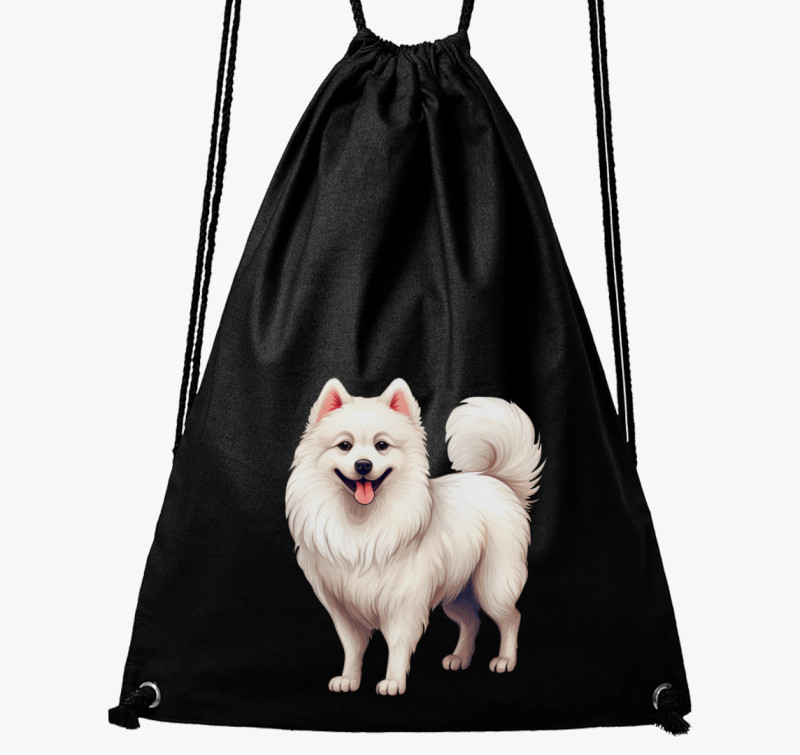 Japán spitz tornazsák — Fekete