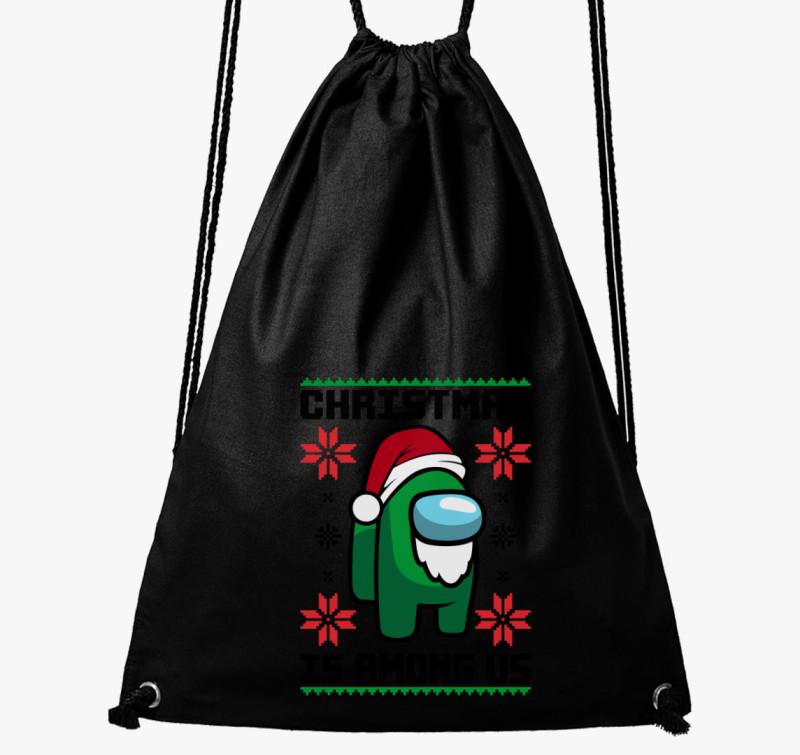Christmas is among us tornazsák — Fekete