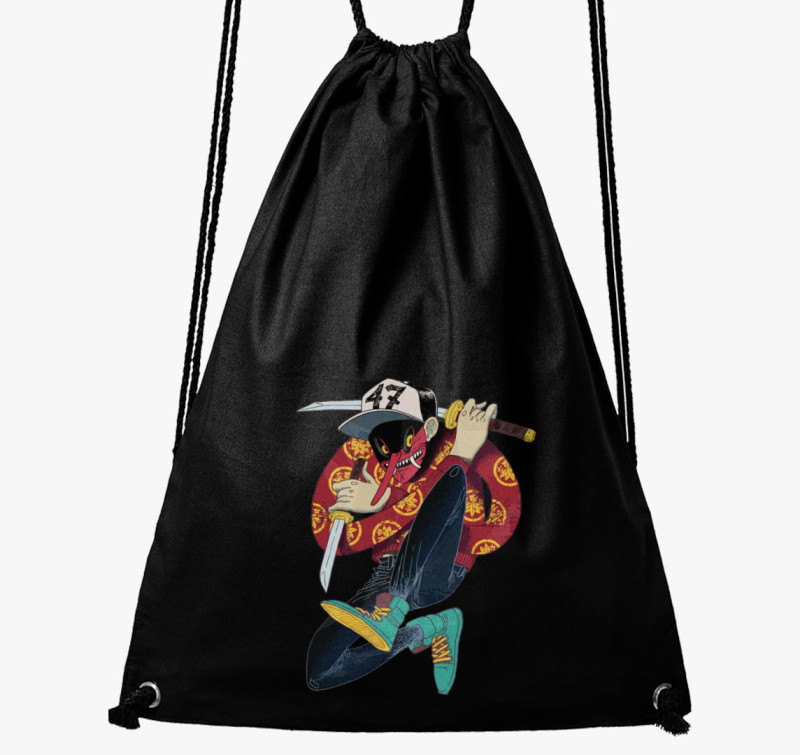 Devil Ninja tornazsák — Fekete