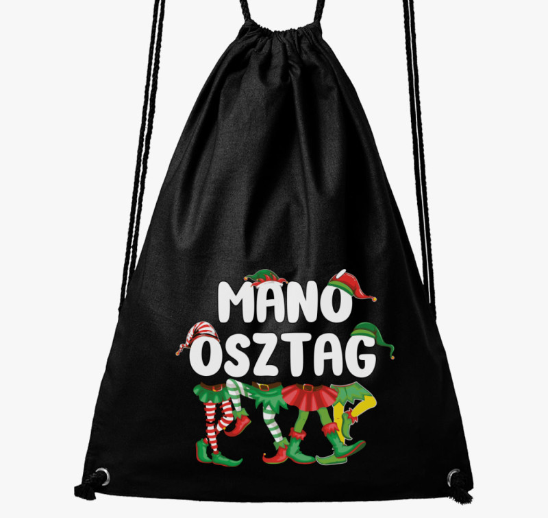 Manó osztag tornazsák — Fekete