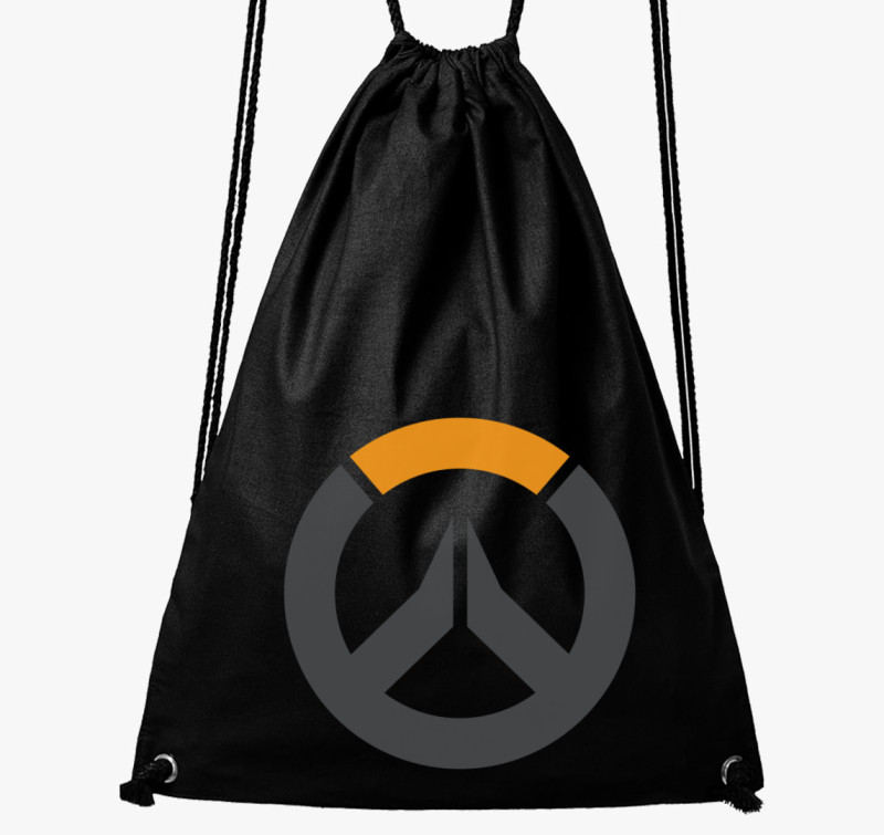 Overwatch (Jel) Gamer tornazsák — Fekete