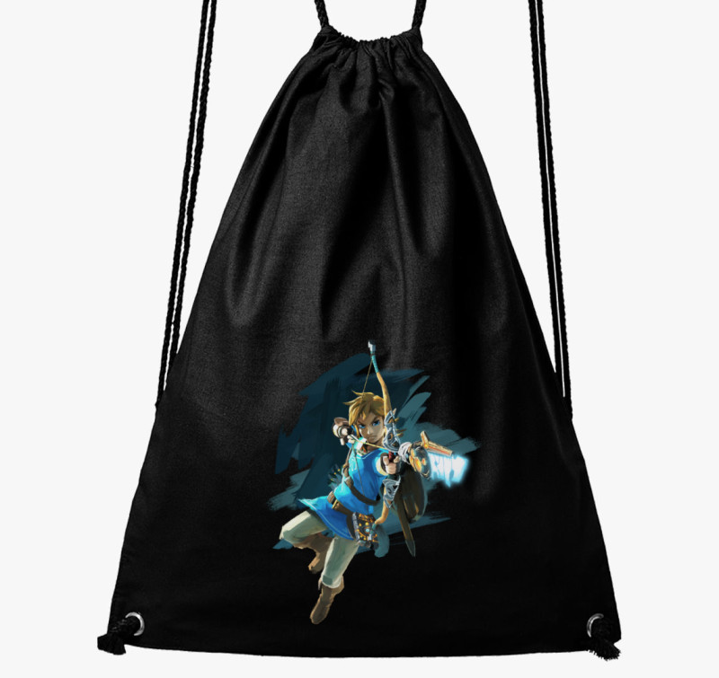 Zelda Link Gamer tornazsák — Fekete