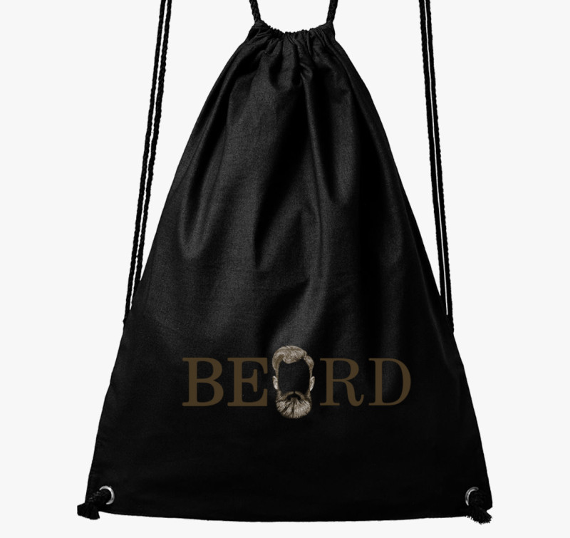 BEARD Brand tornazsák — Fekete