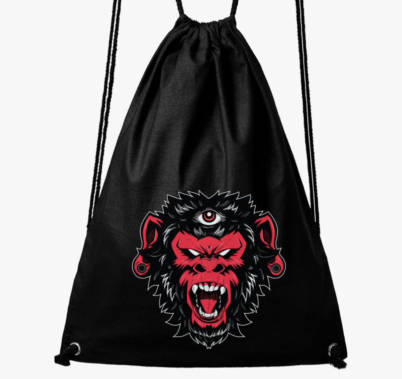 Red Monkey tornazsák — Fekete