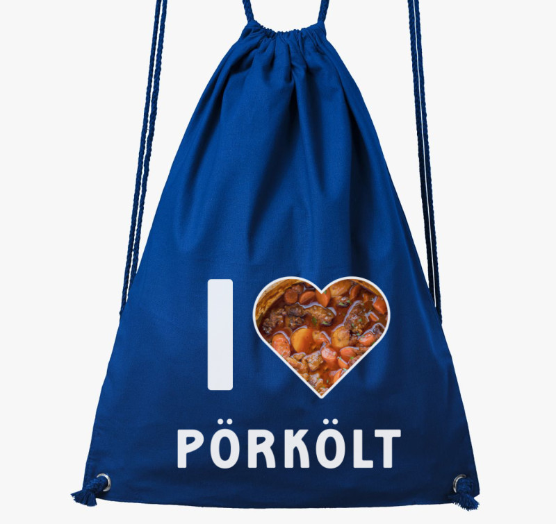 I love pörkölt tornazsák — Királykék