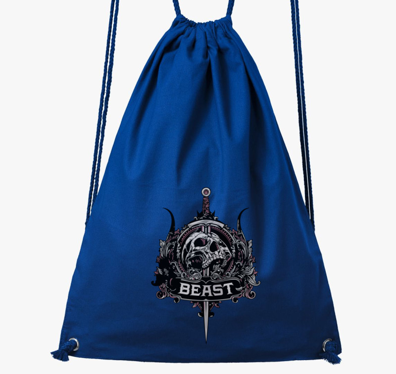Beast skull tornazsák — Királykék