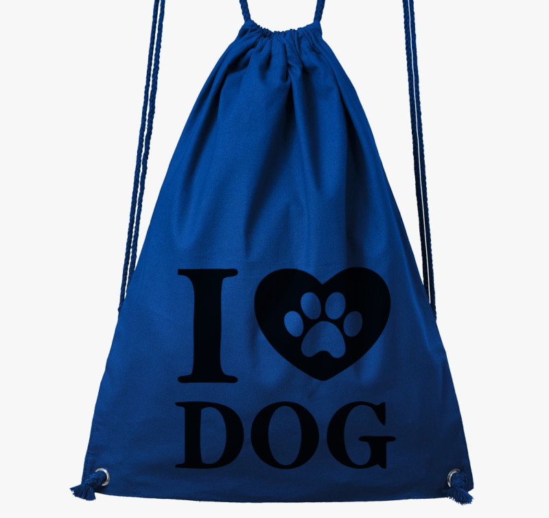 I love dog tornazsák — Királykék