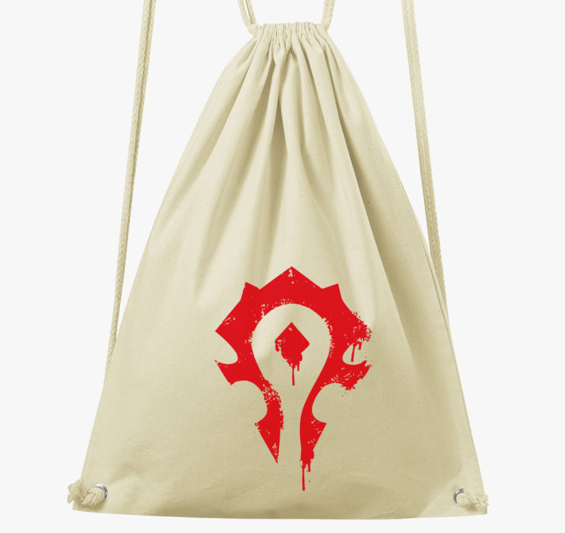 Warcraft Horde Symbol tornazsák — Natúr
