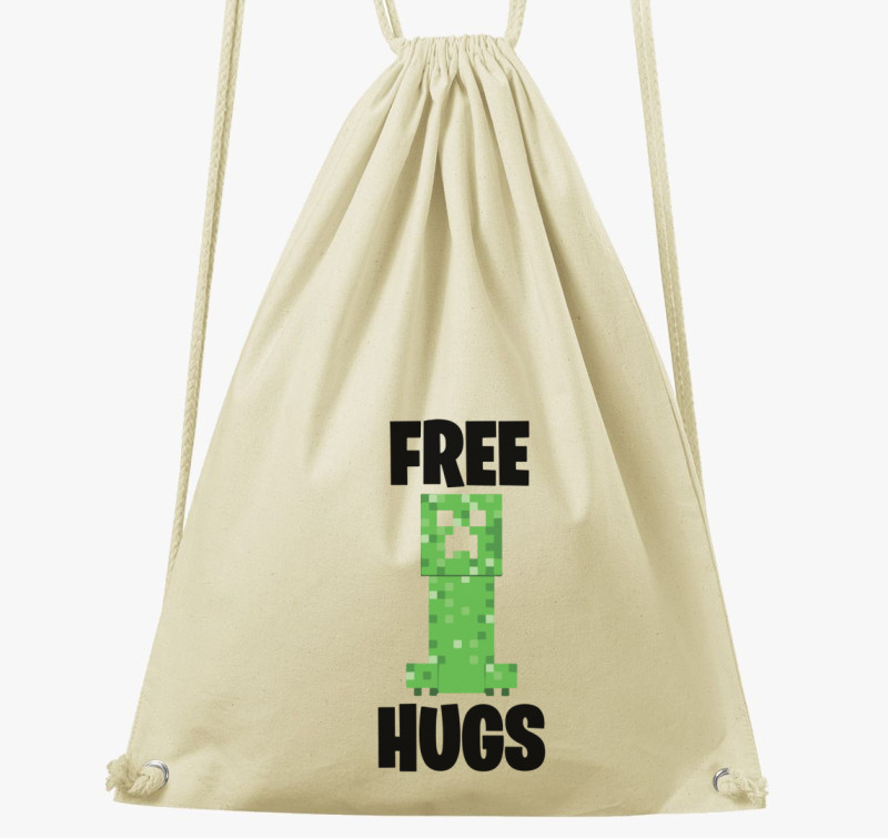 Minecraft free hug tornazsák — Natúr
